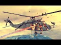Helicopter Crashes & Shootdowns #24 Feat. First Ever Triple Kill Death by Rotor Blade | Besiege