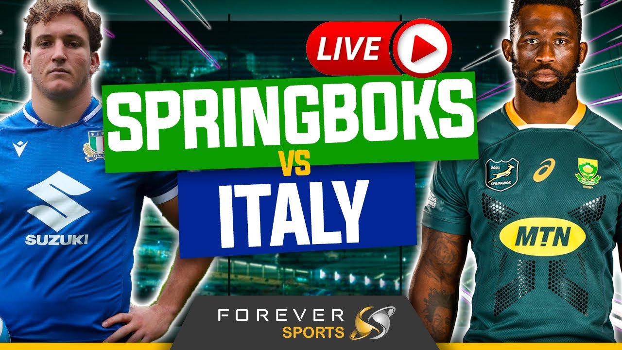 ITALY VS SPRINGBOKS LIVE! Autumn Nations Series Watchalong Forever Rugby