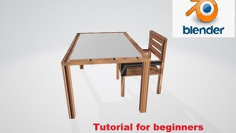 modeling simple table in blender 2.82a | 3D model of table tutorial