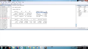 How to do OLS regression in Stata