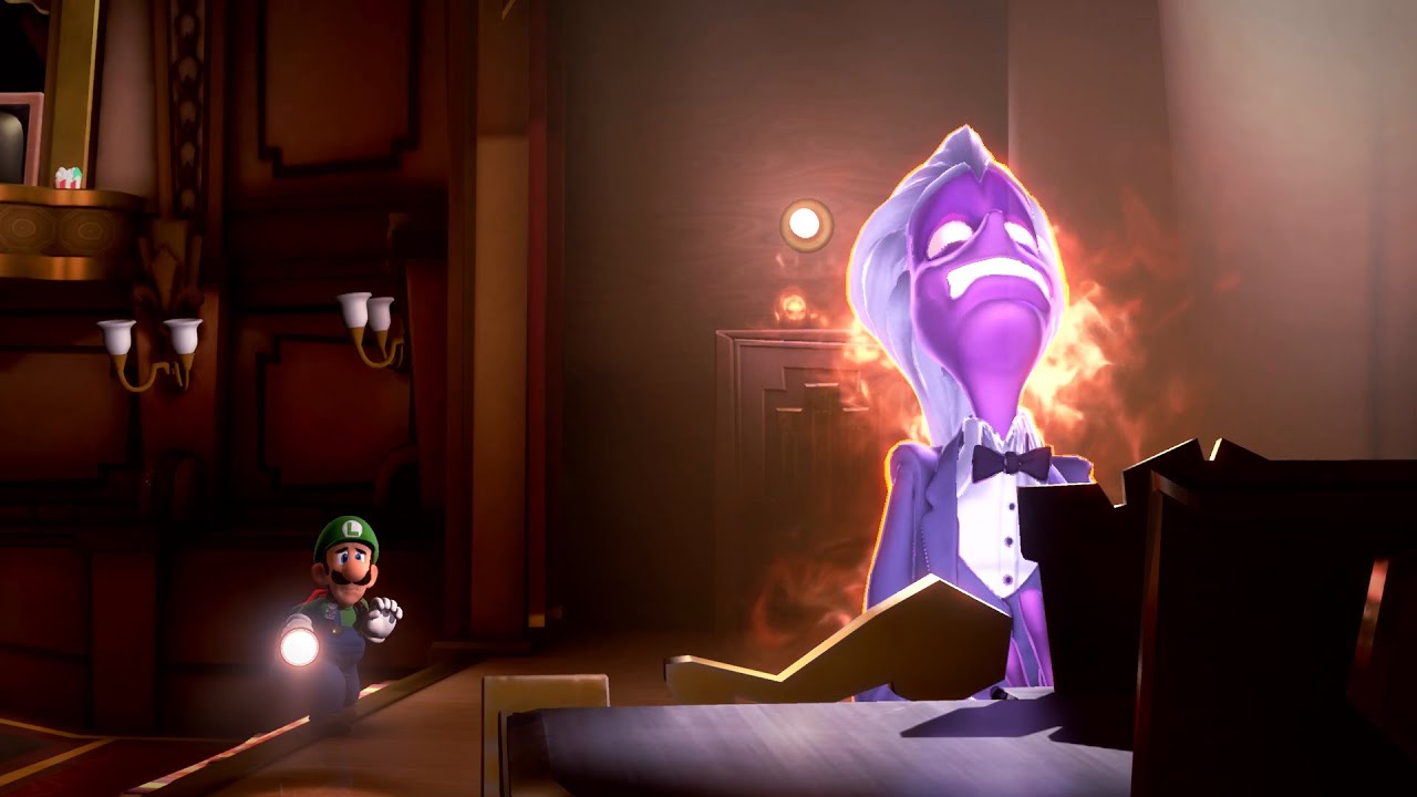Luigi's Mansion 3 - Boss 5 - Amadeus Wolfgeist - YouTube