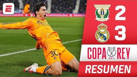 Real Madrid vs Leganés 3-2 All Goals & Highlights 2025 +90 Goal Copa del Rey 2025 #realmadrid