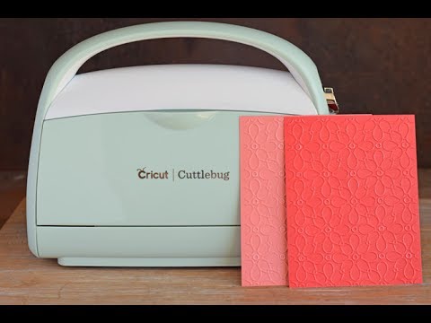 How to Use a Cuttlebug Embossing Machine 