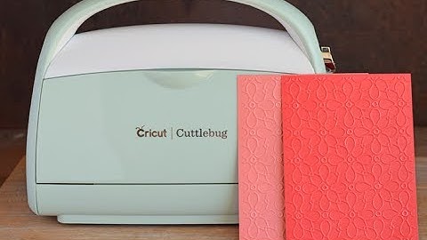 How to Emboss Paper with the Cricut Cuttlebug