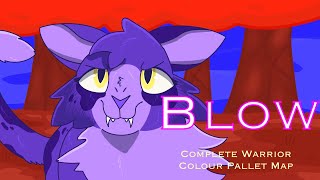 BLOW- Complete Warrior Cats Colour Pallet Map