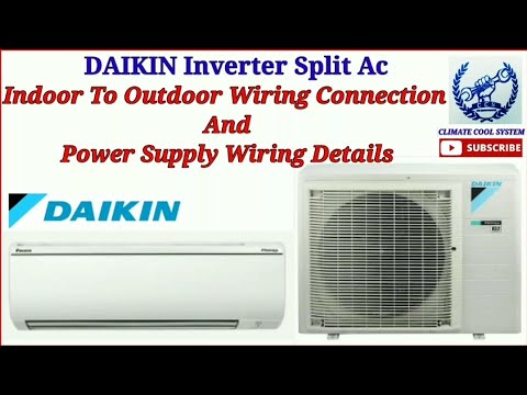 Daikin Inverter Split Ac Wiring Connection Details Hindi/Urdu