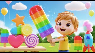 The Color Rainbow Popsicles | Nursery Rhyme for Kids
