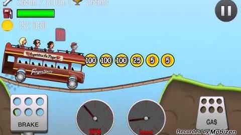 Hill climb racing part#16 Tourist bus/Countryside