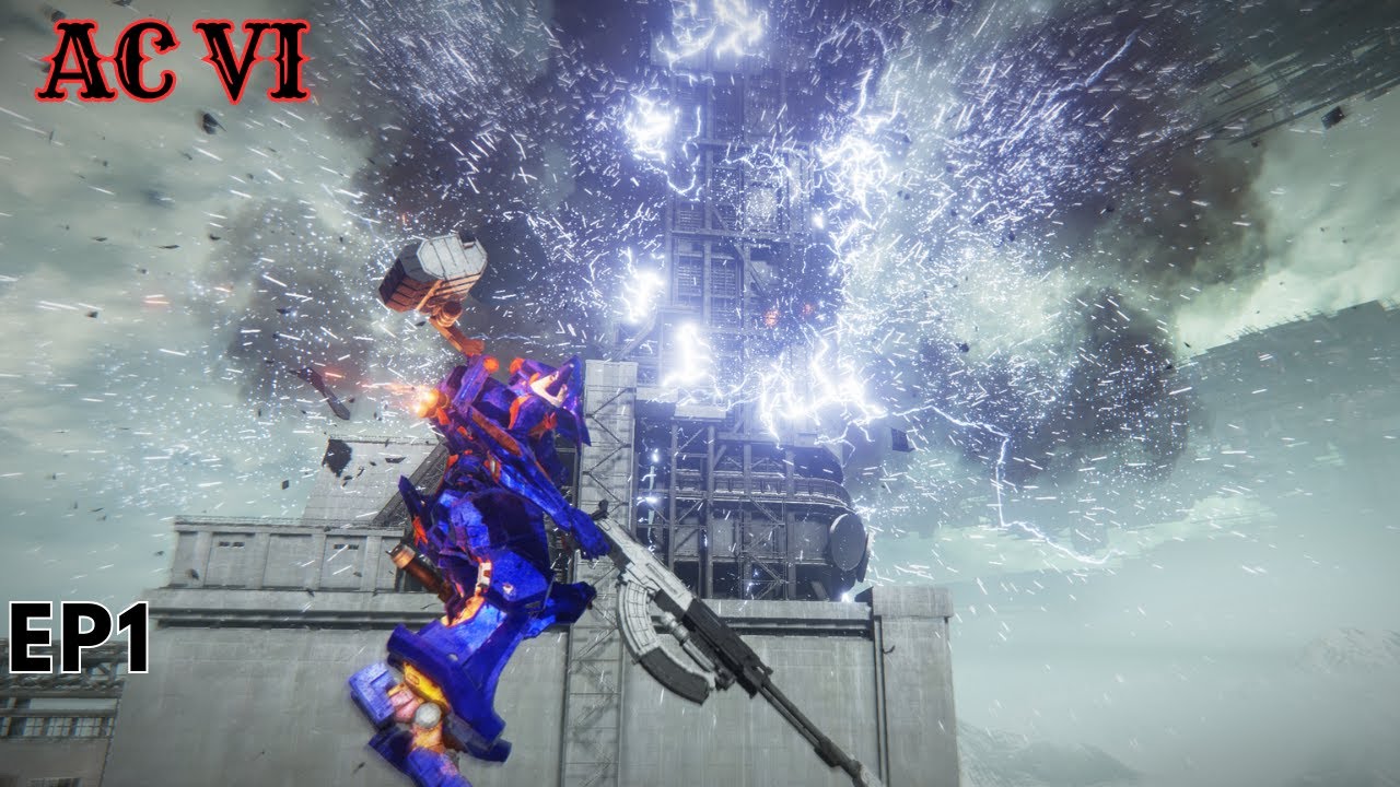 Armored Core 6 Let's Play Part 1 Attack the Dam Complex ultrawide 