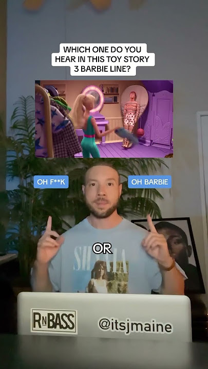 What Do You Hear In This Barbie Toy Story 3 Line? Oh Barbie or Oh F #shorts #barbie #toystory