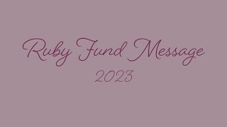 Celebrity 2023 Ruby Fund Message Net Worth