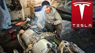 Tesla LDU Coolant Leak and Noise Fixed | Rebuilding Tesla Model S LDU