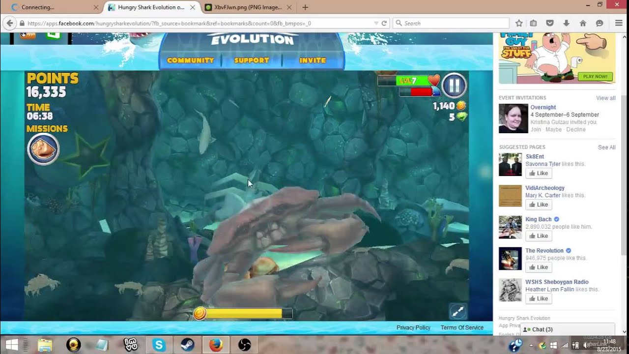 Reef shark vs Giant Crab (Hungry Shark Evolution)