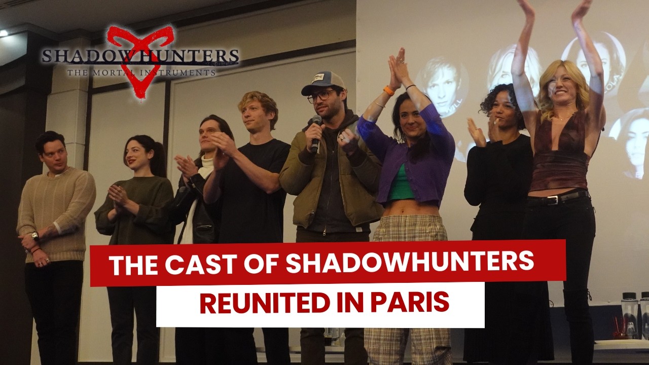 The cast of Shadowhunters reunited in Paris to meet their fans