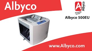 Albyco 500EU, hechtvouwmachine met squarefold