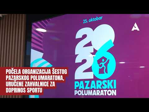 Počela organizacija šestog pazarskog polumaratona, uručene zahvalnice za doprinos sportu