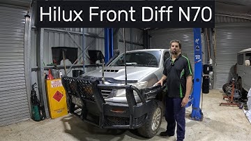 How to remove and repair Toyota Hilux Front Diff N70 2005-2015