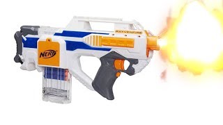 NERF BLASTER UNBOXING & REVIEW | NERF RAYVENFIRE 4K!