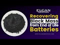 Separating Black Mass from Shredded Batteries | Recovering Black Mass from Battery Recycling