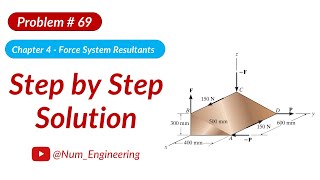 4–69. If the resultant couple of the three couples acting #statics