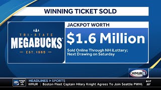 Winning Megabucks ticket sold through NH iLottery app