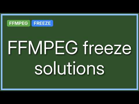 FFmpeg - Trim and overlay - Freeze on frame