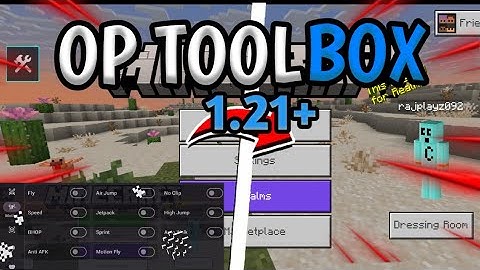 MCPE Toolbox 1.21+ | Best 32-Bits Hack ✨ (Must Try🔥) Premuim Toolbox #minecraftpe #toolbox #trending