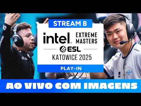 IEM Katowice 2025 Play-in  STREAM B - !socio - Siga @Gaules nas redes sociais!