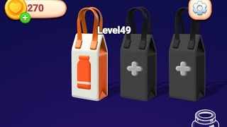 Water sortpuz 3D level 49 solved without opening  additional bottle