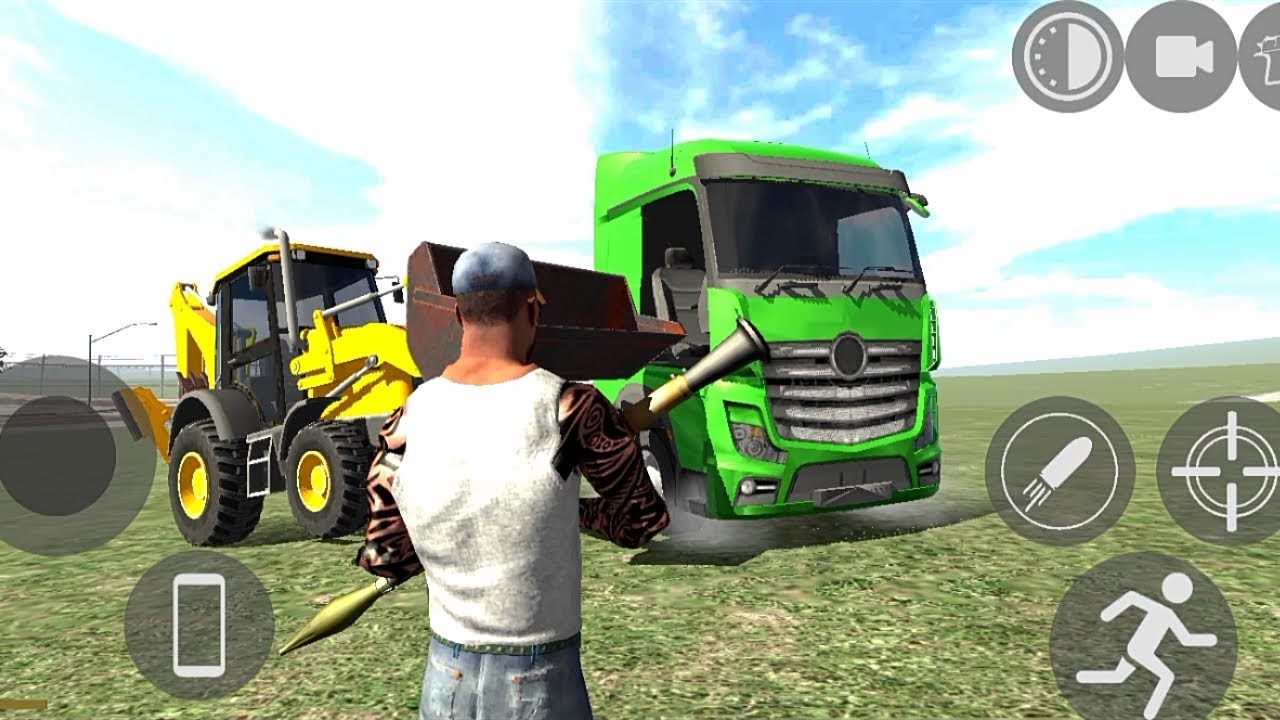 Indian Bikes Driving 3d New Update Tracer and JCB Traktor Cars