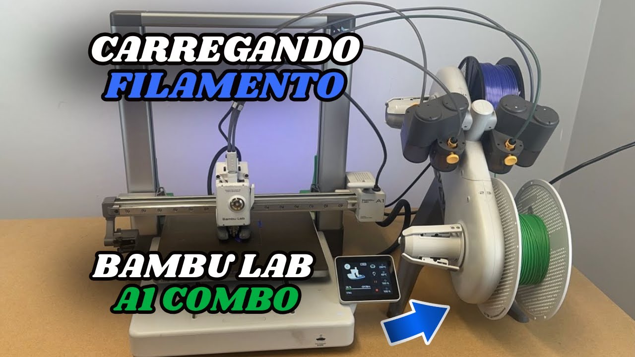 Como Cadastrar Filamento no AMS Lite da Bambu Lab A1 Combo | Central ...