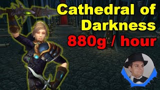 How to Rogue AoE Farm CATHEDRAL OF DARKNESS in Icecrown for 880g / Hour