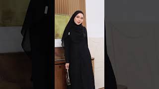Elegant Lace Jubah Dress for Dinner (Black Theme) | Soraya #fashion #religion