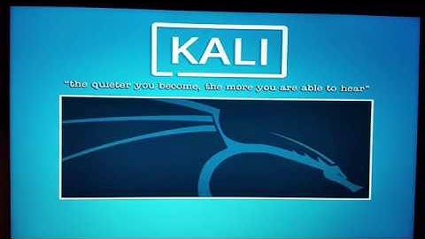 Dual boot Windows 10 with Kali Linux 2017.3