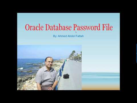 Oracle Database Password File