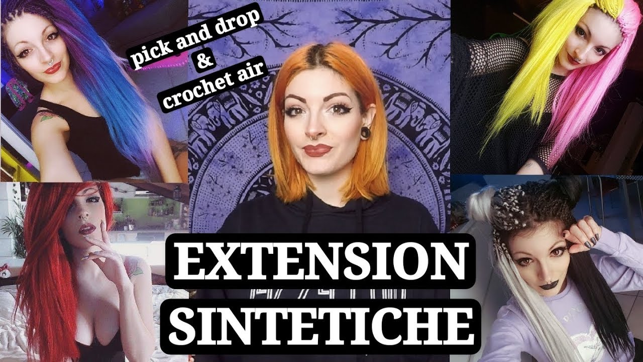 si possono tingere le extension sintetiche