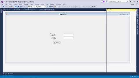 C# - Introduction to GUI
