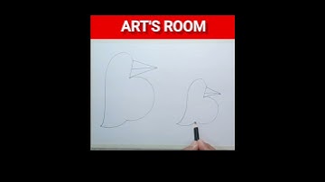 Drawing with number 5 #shorts #youtubeshorts #artsroom