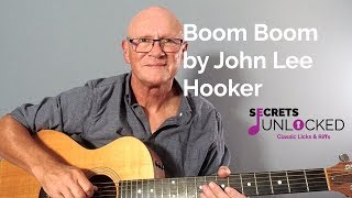 Video thumbnail of "How to Play Boom Boom by John Lee Hooker on Guitar"