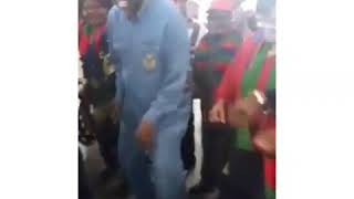 Namibian president dancing to Destruction Boys Omunye