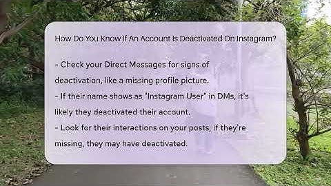 How Do You Know If An Account Is Deactivated On Instagram? - Everyday-Networking
