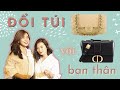 ĐỔI TÚI HIỆU với BẠN THÂN @Phương Ly | SWAP BAGS for a day (CHANEL vs DIOR)