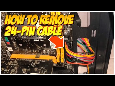 SMALL TIPS PC: HOW TO REMOVE 24-PIN MOTHERBOARD CABLE (ENG SUB)