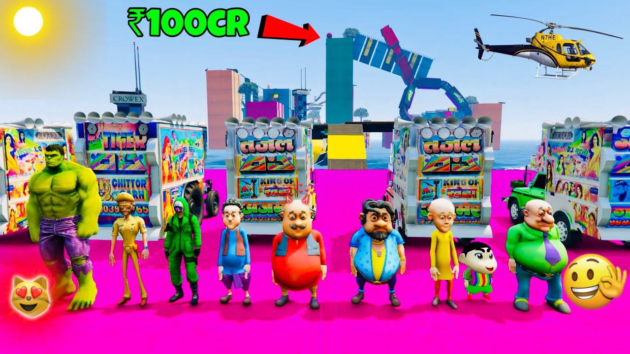 ₹100 करोड़ 😳दुनिया का सबसे महेंगा 😱 The World Most Expensive Ramp Challenge || GTA5 