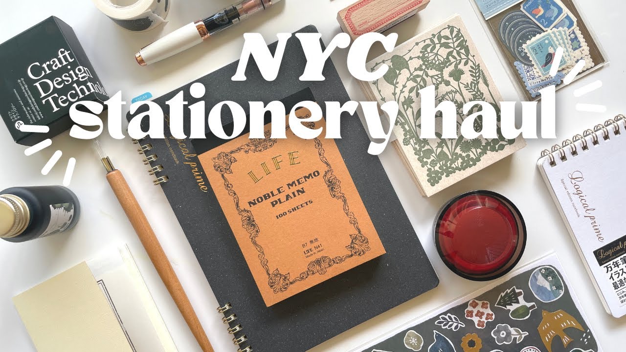 Stationery Shopping in New York City! \\ Chatty Stationery Haul