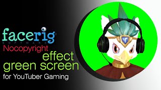🔥 Free NoCopyRight FaceRig FaceMan effect Green screen burung LUCU Headset