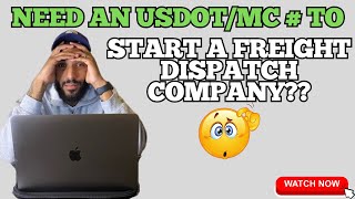 Freight Dispatching: CAN YOU START A FREIGHT DISPATCH COMPANY WITHOUT AN USDOT/MC #??