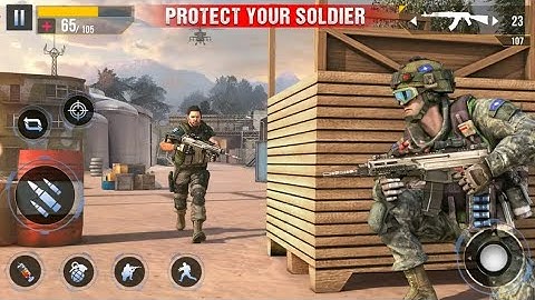 "Real Commando Secret Mission - Free Shooting Games - Android Gameplay R gaming chenal