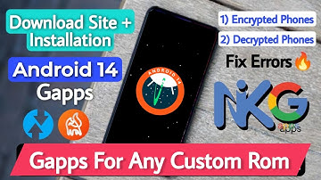 How To Install Gapps On Any Custom Rom | Gapps For Android 14 Custom Rom