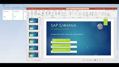 SAP S/4HANA - Check Sales Order Fulfillment